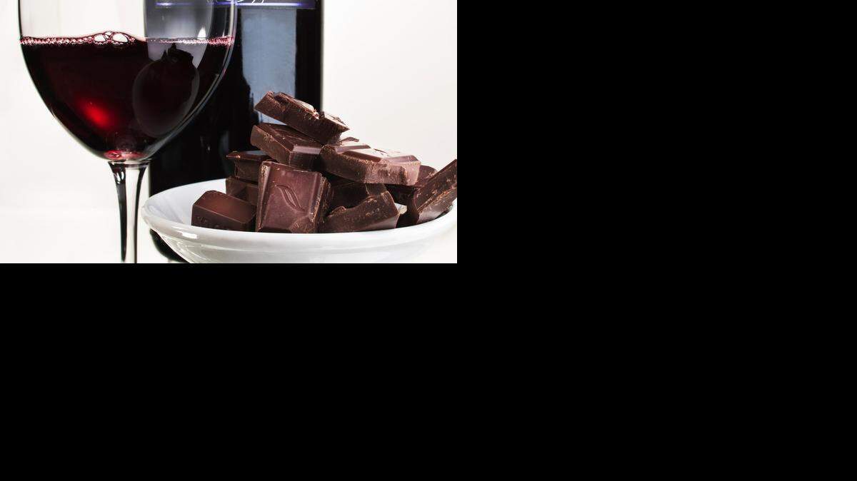 red wine and chocolate