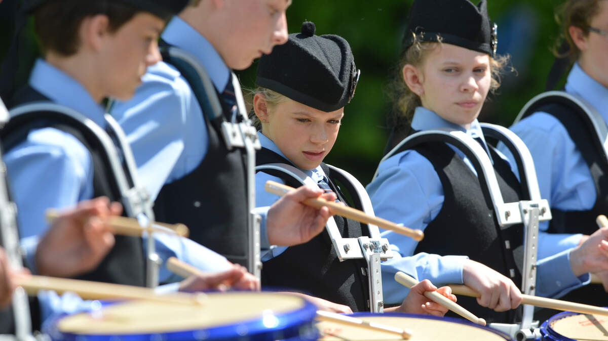 Drumming will be featured at the June 6, 2020, Bellingham Scottish Gathering. The event is moving this year to the North Bellingham Golf Course.
