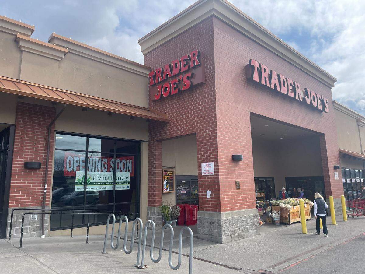 Living Pantry, a eco-friendly and natural goods store opening soon next to Trader Joe’s at 2410 James St, Bellingham, Washington.