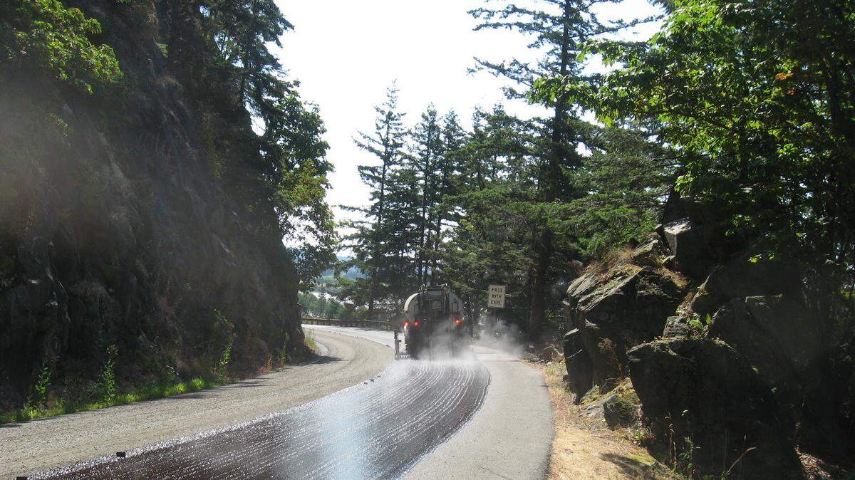 Construction work along Chuckanut Drive, near Fairhaven, may lead to very long traffic delays in the area.