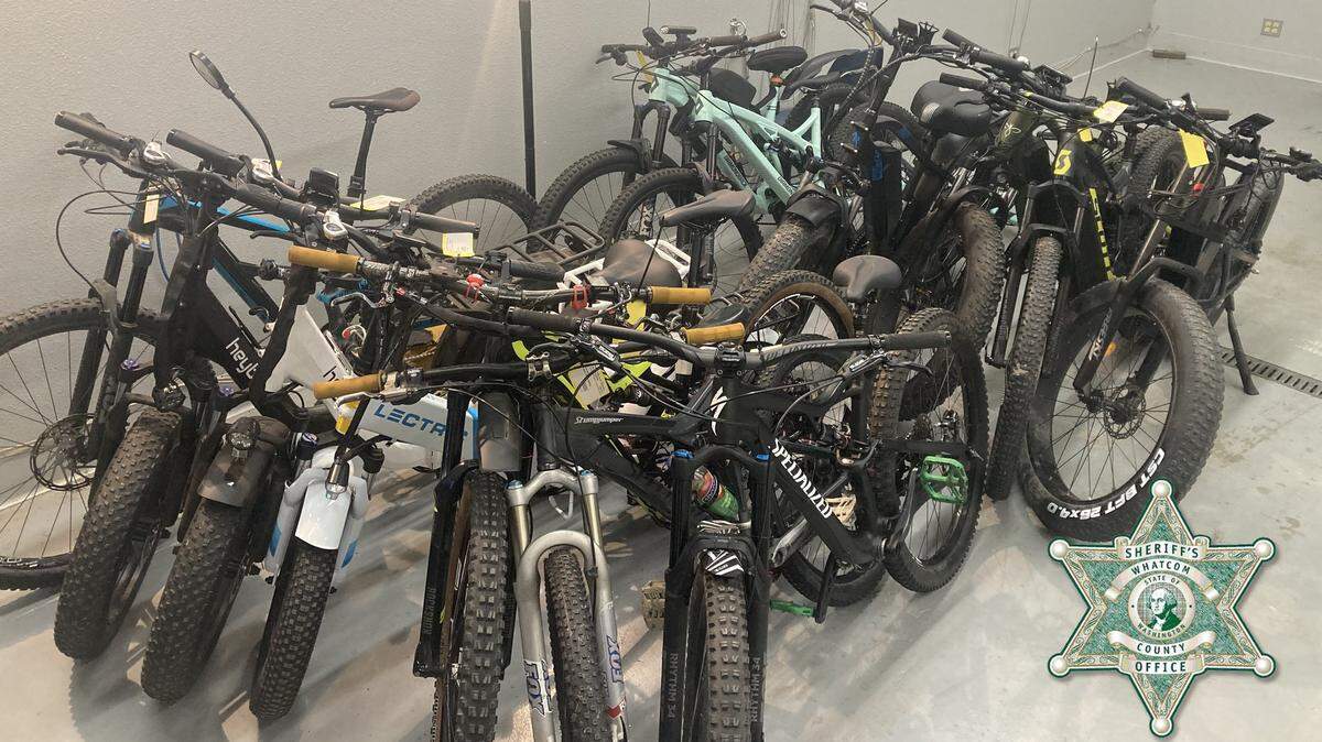 A 16-year-old in Birch Bay was arrested for stealing 15 bikes for an estimated total of $45,000 on Sept. 6, 2023.