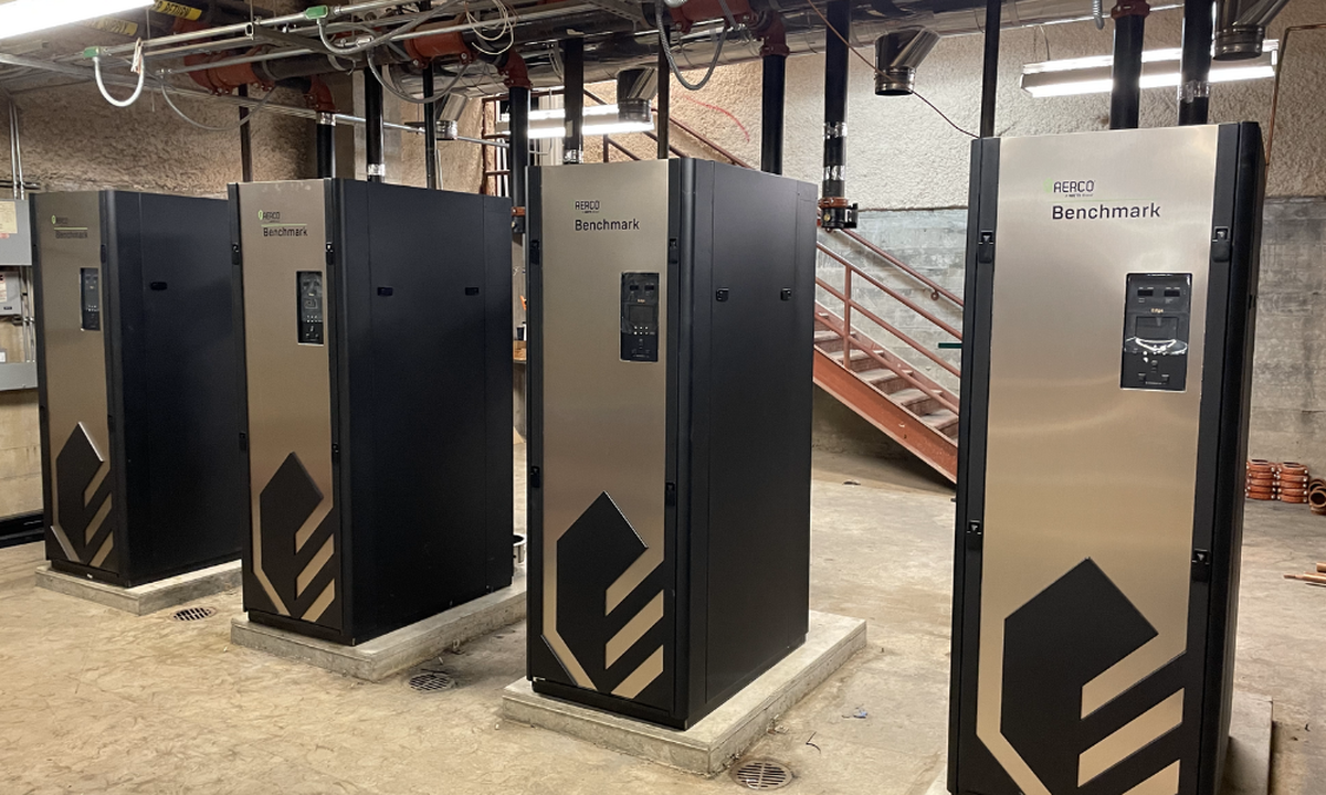 High-efficiency boilers were installed at Bellingham High School in an effort to reduce energy usage. BHS was one of two schools, along with Wade King Elementary School, to receive the new boilers in 2024.