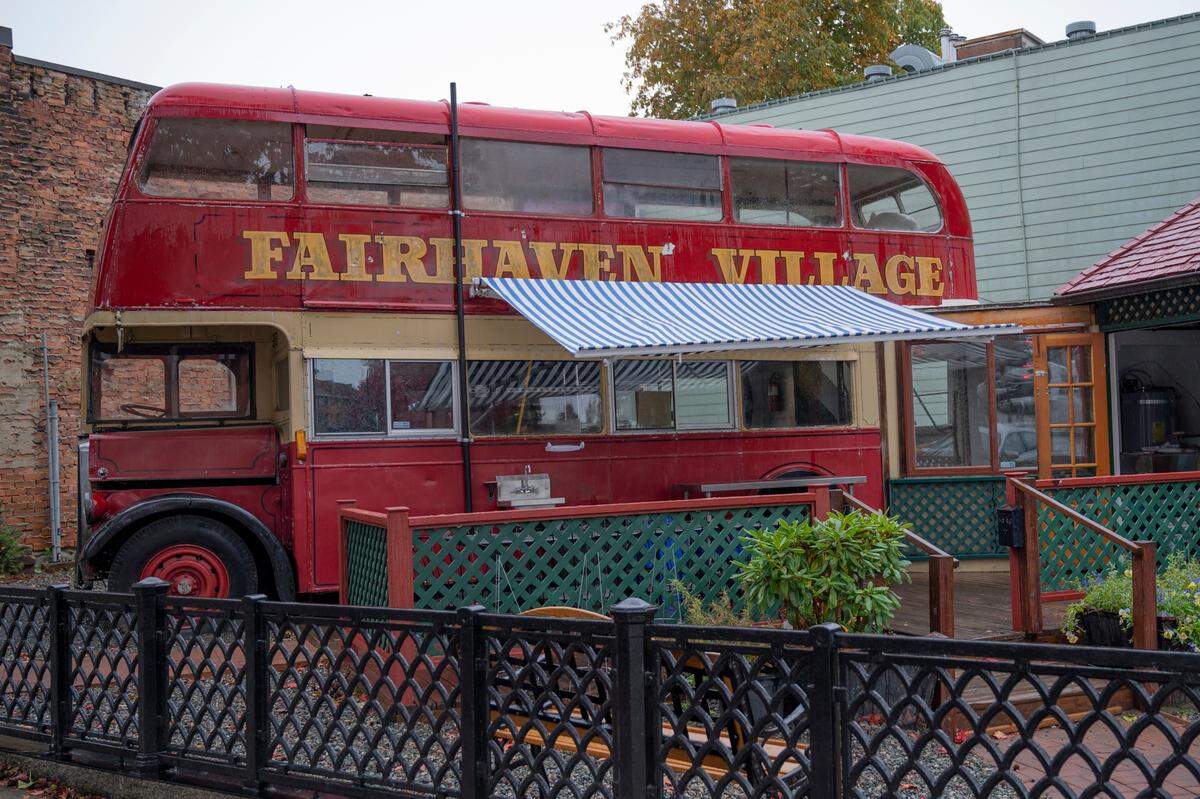 Fairhaven Village Tacos is open for business on Friday, Oct. 15, 2021, in Bellingham, Wash.