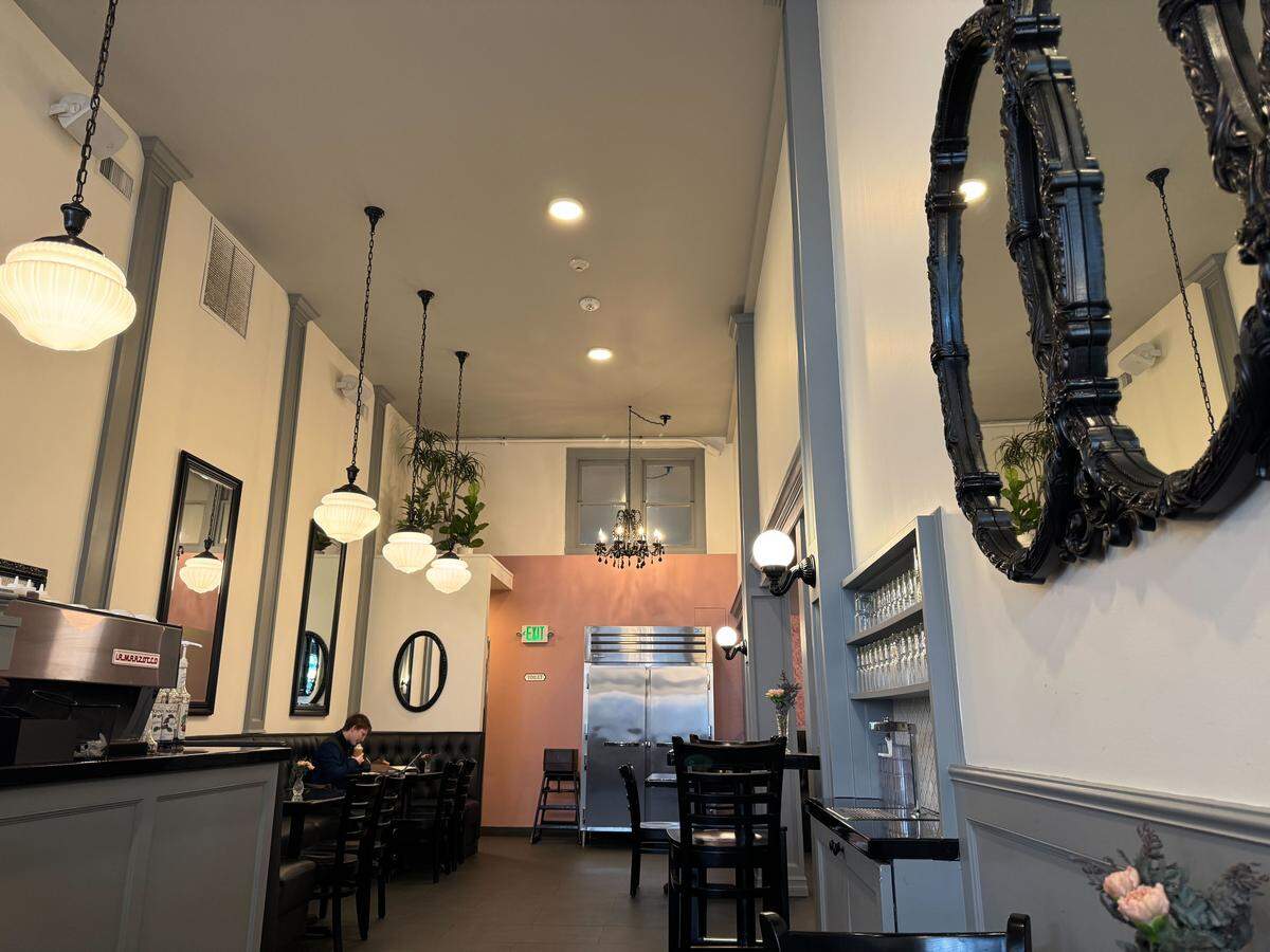 The interior of Pure Bliss Desserts.