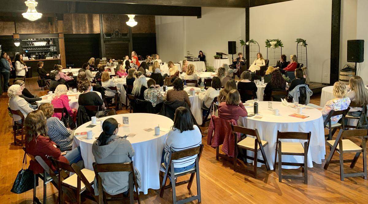 The 2026 Women in Business Panel was held March 12 in the ballroom at Chuckanut Bay Distillery in downtown Bellingham.