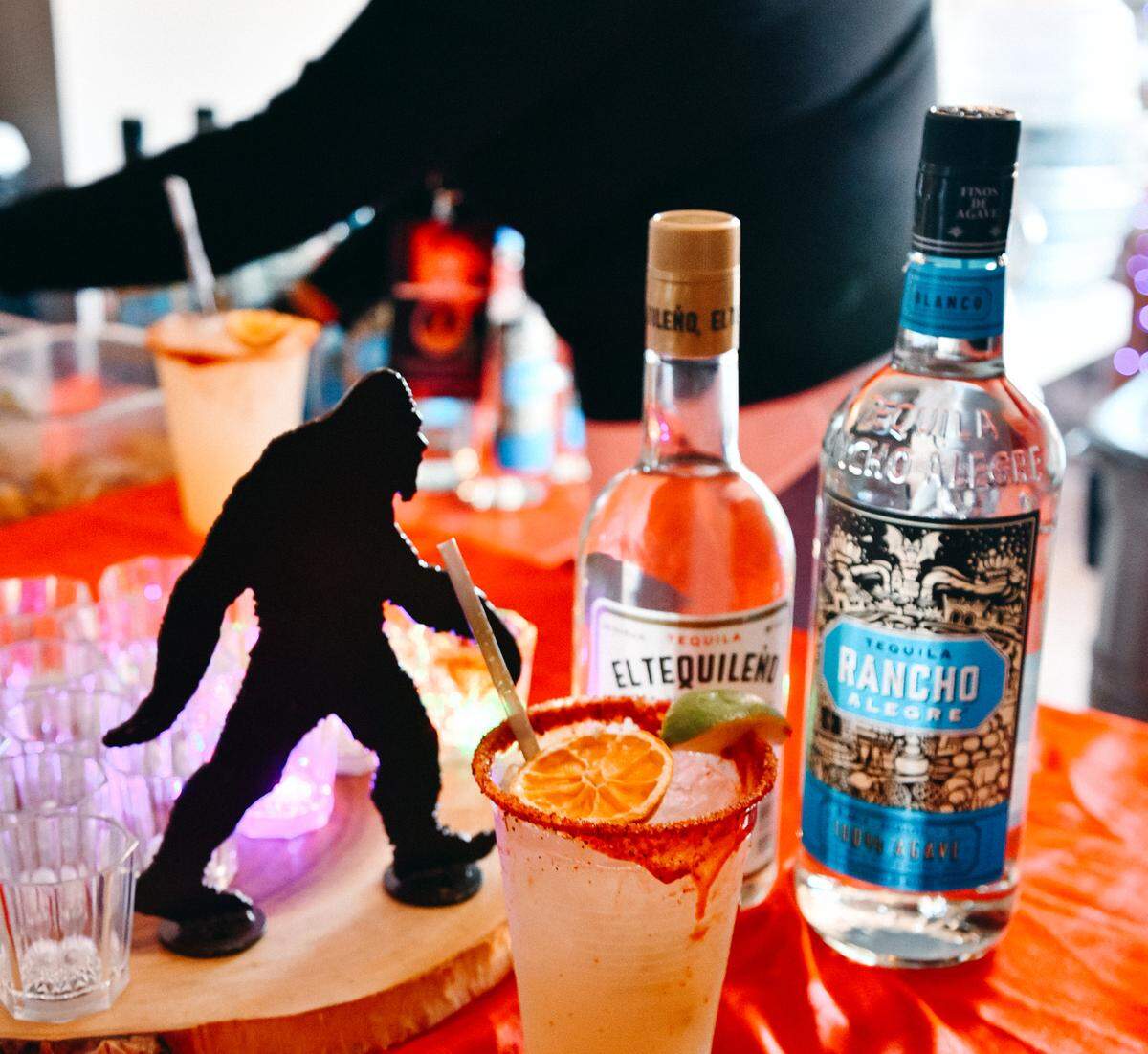 A photo from the tequila bar at the Skagit BigFoot Fest 2023 in Mount Vernon, Wash.