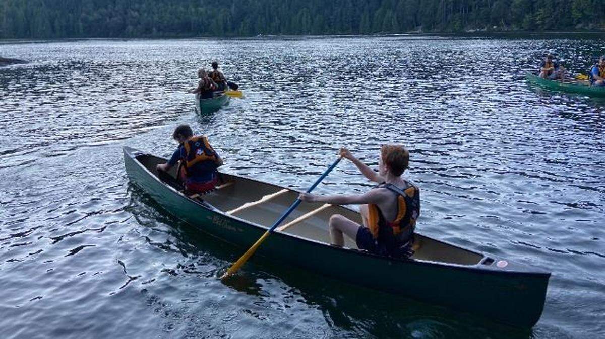 Canoeing was one the 137 Scout merit badges Bellingham’s Ronan Maher earned.