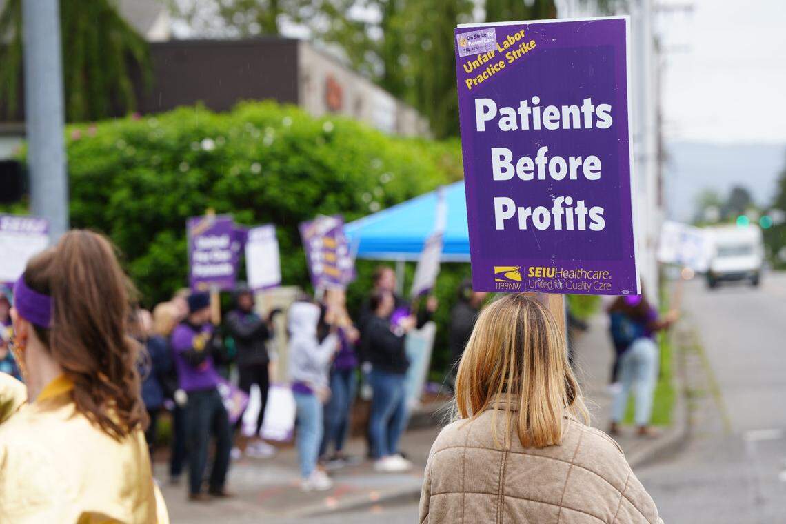 About 1,000 workers currently on strike include Certified Nursing Assistants, housekeeping workers, phlebotomists, imaging technicians, advanced care providers and other essential hospital staff.