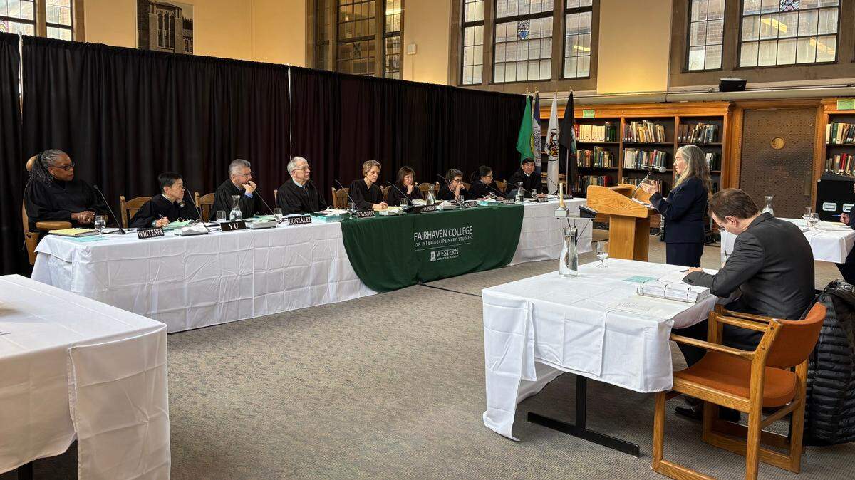 The Washington State Supreme Court visited Western Washington University this week as part of its Traveling Court program.
