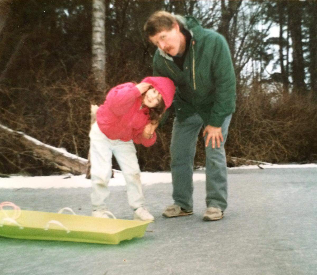 Don Alderson plays with his youngest daughter, Nicola Alderson in 1988. Alderson had two daughters, Nicola and Kelli Dizmang, and two grandchildren, Charlie and Ellyse. Alderson was killed in October 2018.