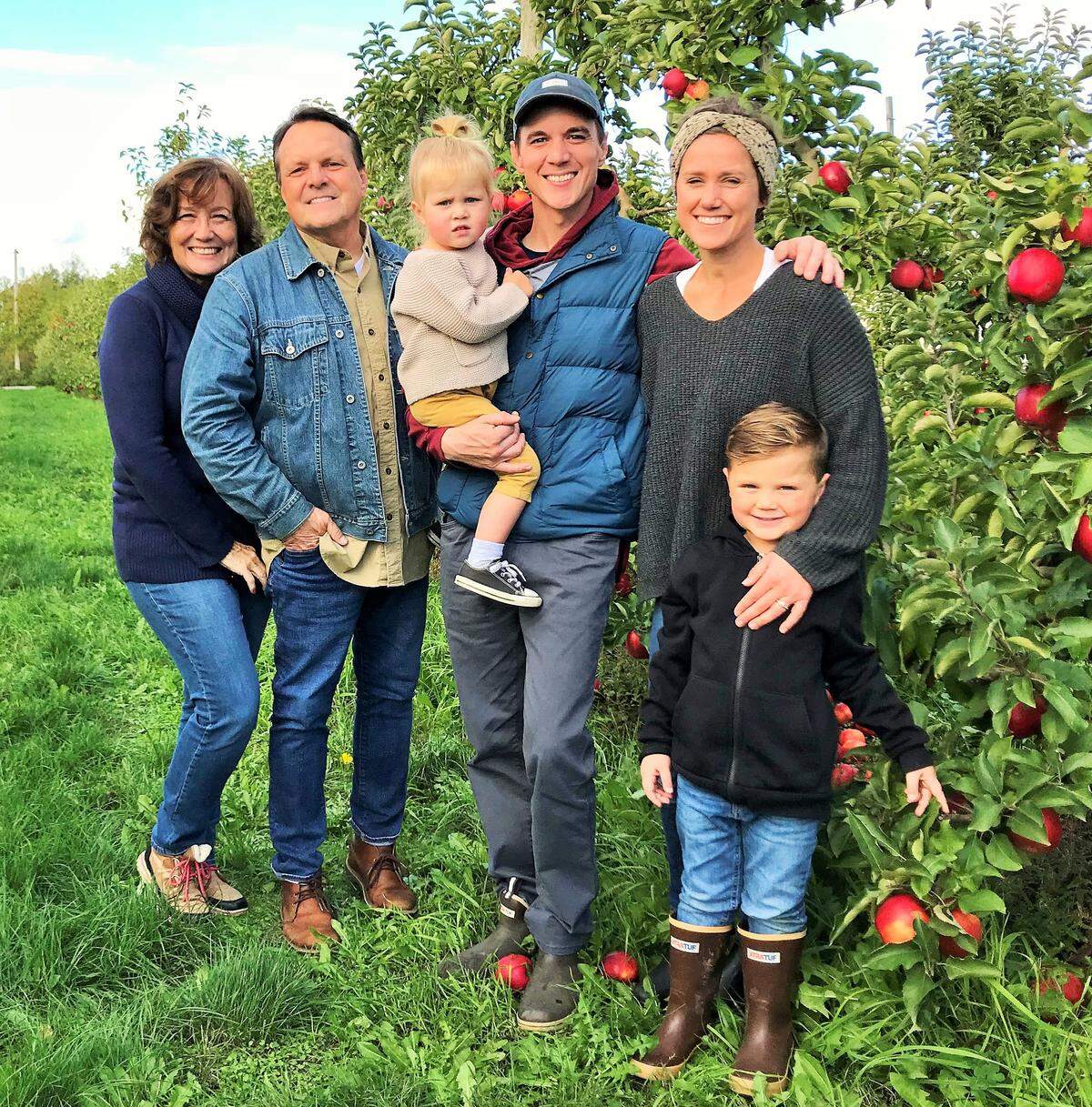 The Abel family recently became co-owners of Bellewood Acres. They are Julie, left, Eric, Raylee, Blake, Janelle and Rowe Abel.