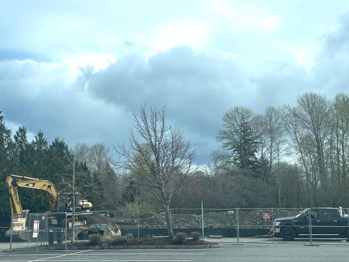 The previous site of Billy McHale’s Restaurant, where Texas Roadhouse plans to build a new restaurant, at 4331 Meridian St.&nbsp;in Bellingham, Wash. on April 3, 2024.