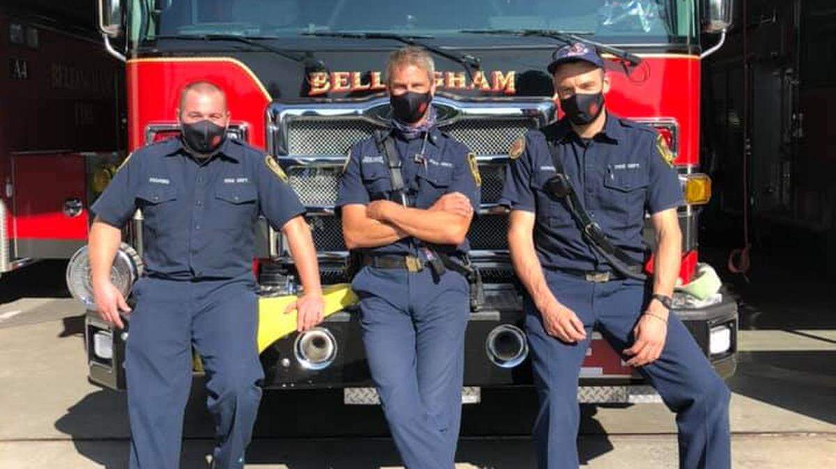 The Bellingham Fire Department thanked Yeager’s Sporting Goods for donating customized masks for its crews to wear in a Facebook post Monday, Aug. 23. “With COVID cases on the rise and mask mandates in place, we here at the Bellingham Fire Department are committed to a safe and healthy community. Take care of yourselves out there!” the post said.