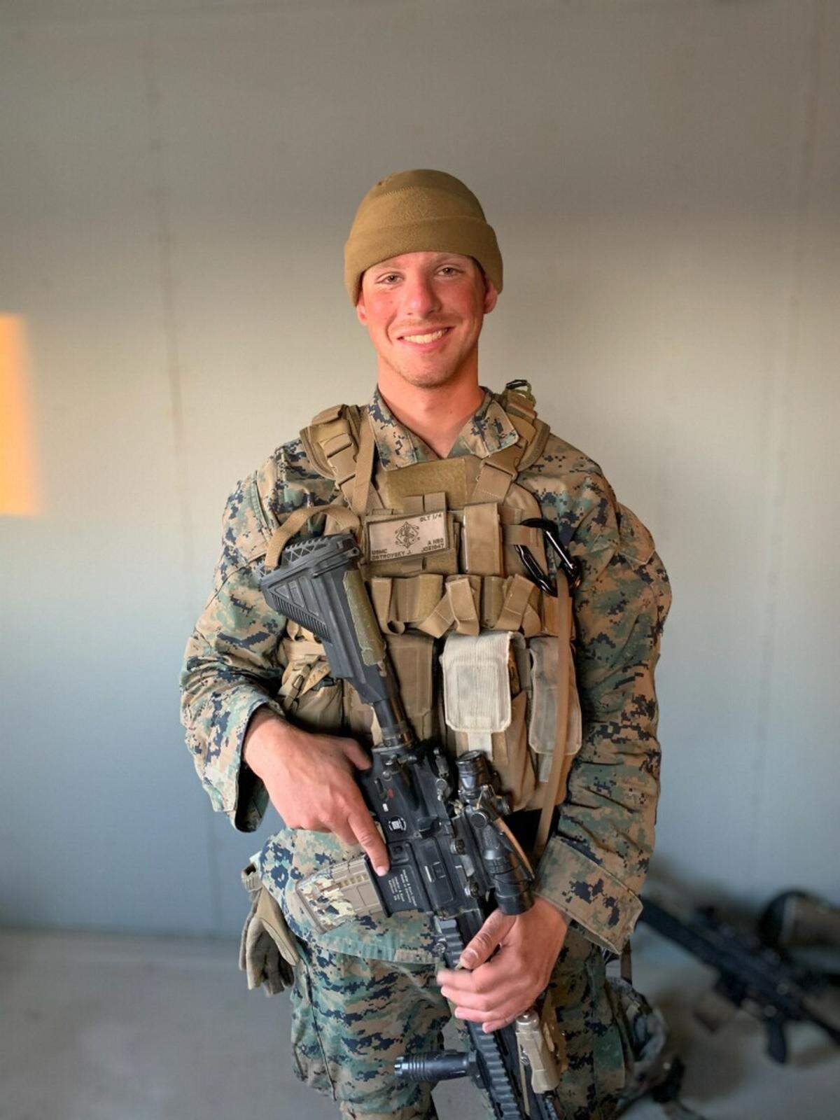 Jack Ostrovsky, 21, and eight other U.S. service members died July 30 when when a Marine landing craft sank in hundreds of feet of water off the Southern California coast.