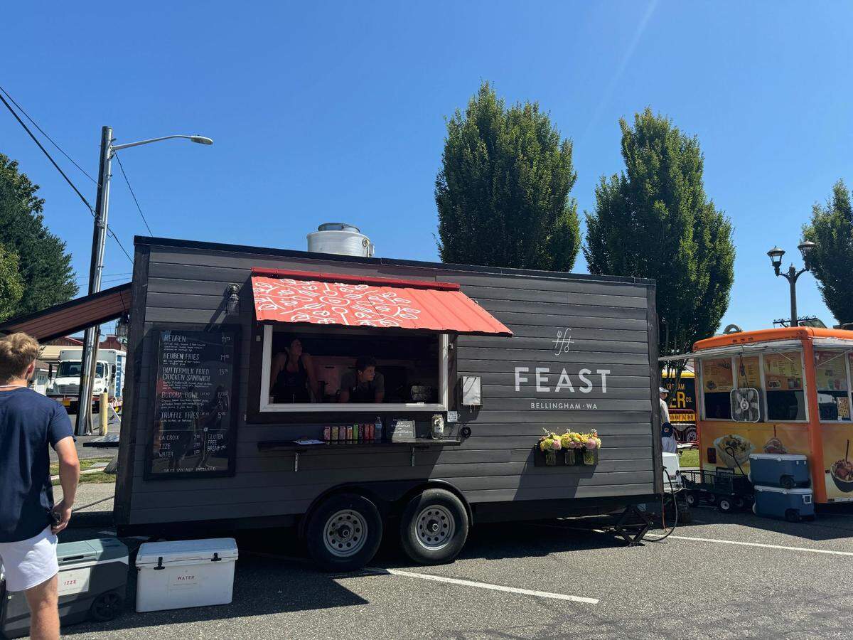 Feast food truck at The Northwest Raspberry Festival in downtown Lynden, Wash. on Friday, July 19, 2024.