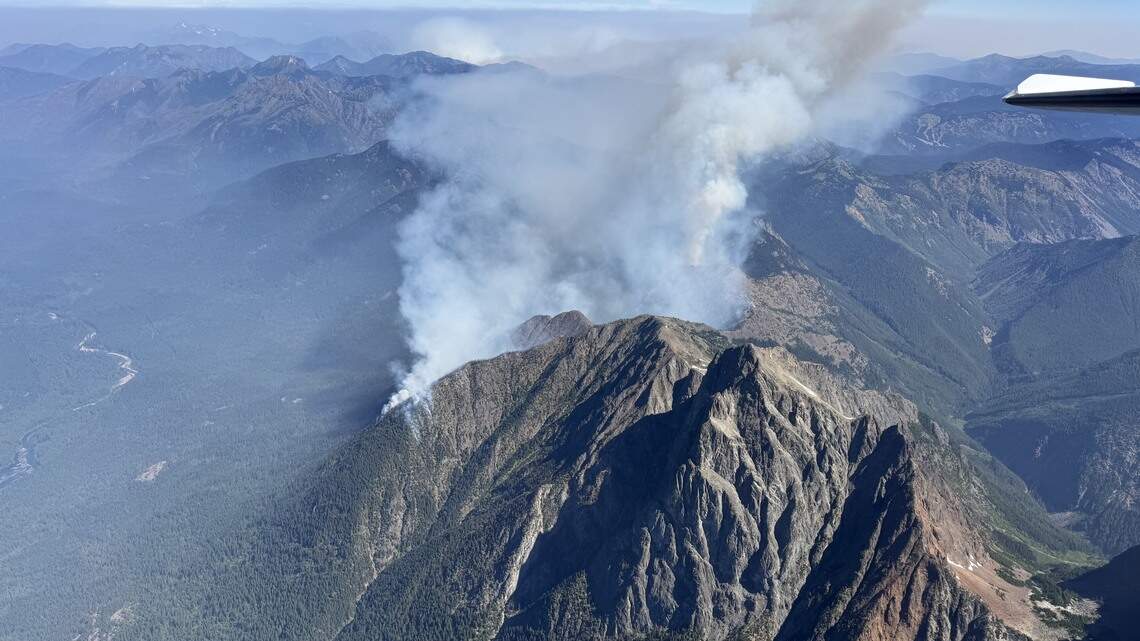 Whatcom County wildfire continues to grow, threatens remote Ross Lake camp