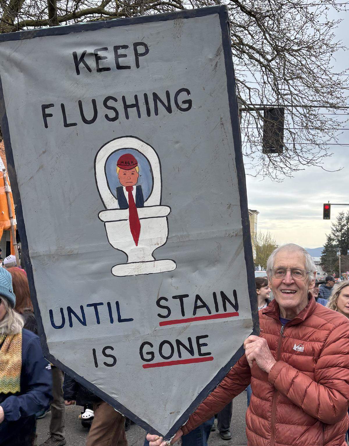 Bellingham’s No Kings rally March 28, 2026.