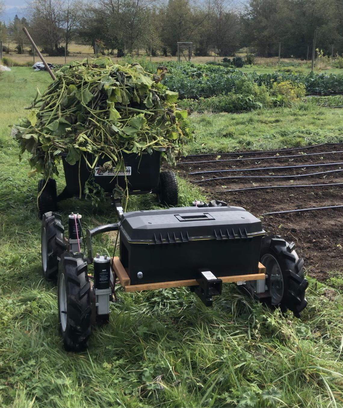 The TerraTug was invented by Roger Kubalek, a resident of Lummi Island, Wash. The electric machine aims to reduce labor for small-scale farmers.