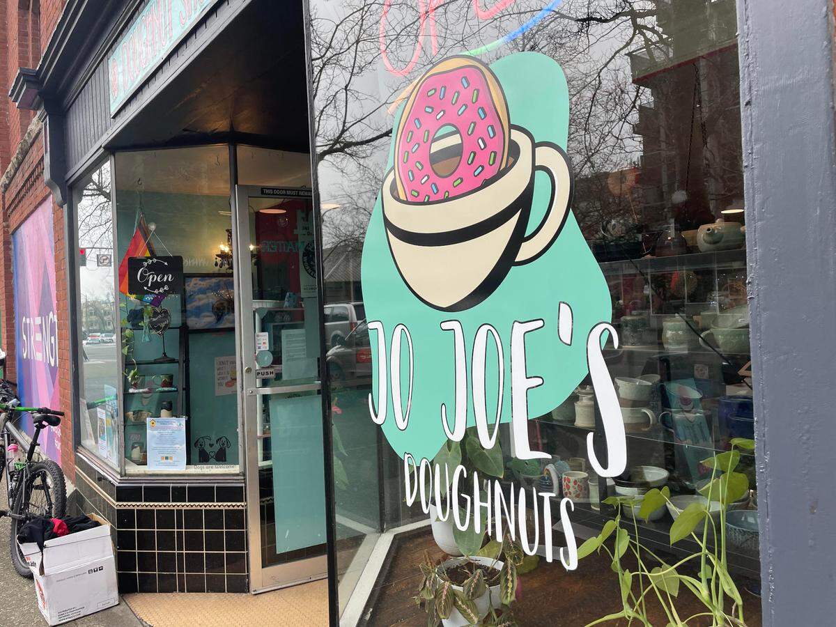 Jo Joes Doughnuts, on Wednesday, Jan. 25, 2023, is at 1301 Commercial St. in Bellingham, Wash.