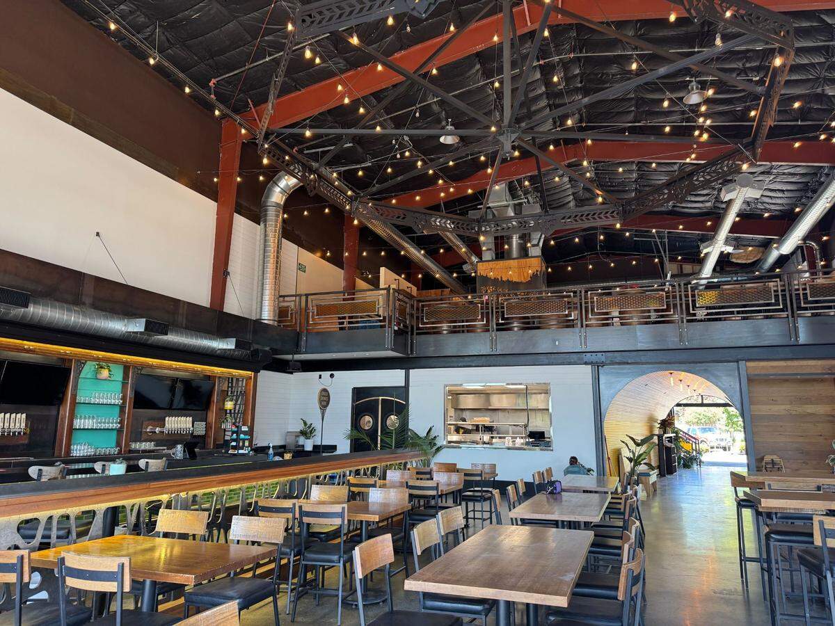 Stemma Brewing Co.’s West indoor seating area and bar at 508 Carolina St. in Bellingham.