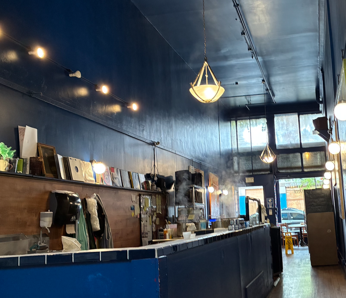 The interior of Pelmeni in downtown Bellingham.