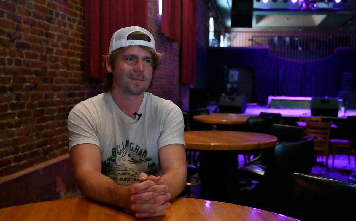 Craig Jewell, an owner of the Wild Buffalo in Bellingham talks Wednesday, June 16, about hosting live music again as the COVID-19 pandemic eases.