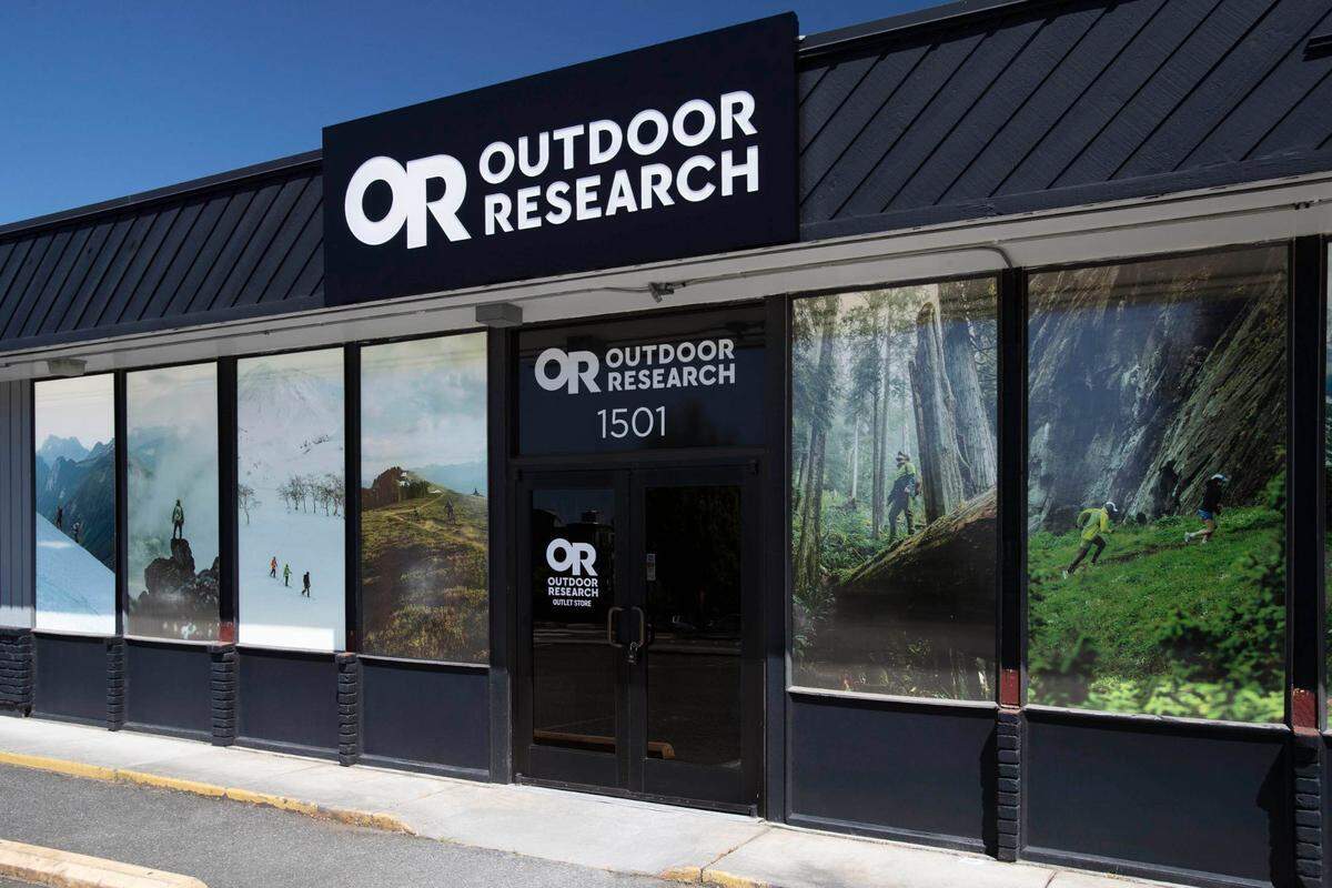 The new Outdoor Research retail store at 1501 12th St. in Bellingham.