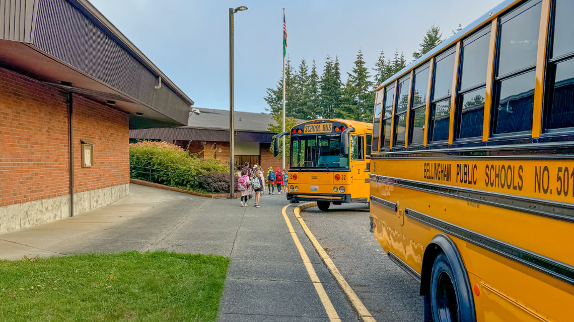 Bellingham Public Schools buses.