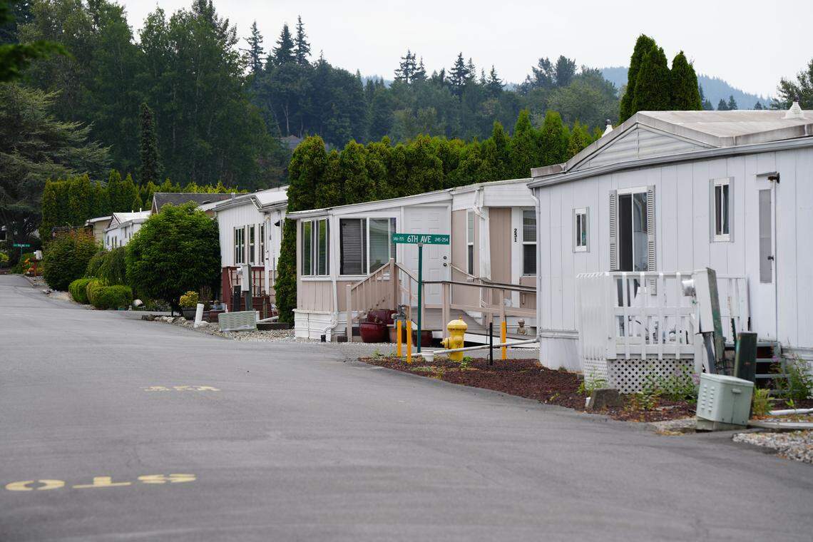 Nearly 220 manufactured homes line the streets of the Lakeway Estates community. Residents say they have seen lot rent increase by as much as 15% since new owners purchased the park in March of 2024.