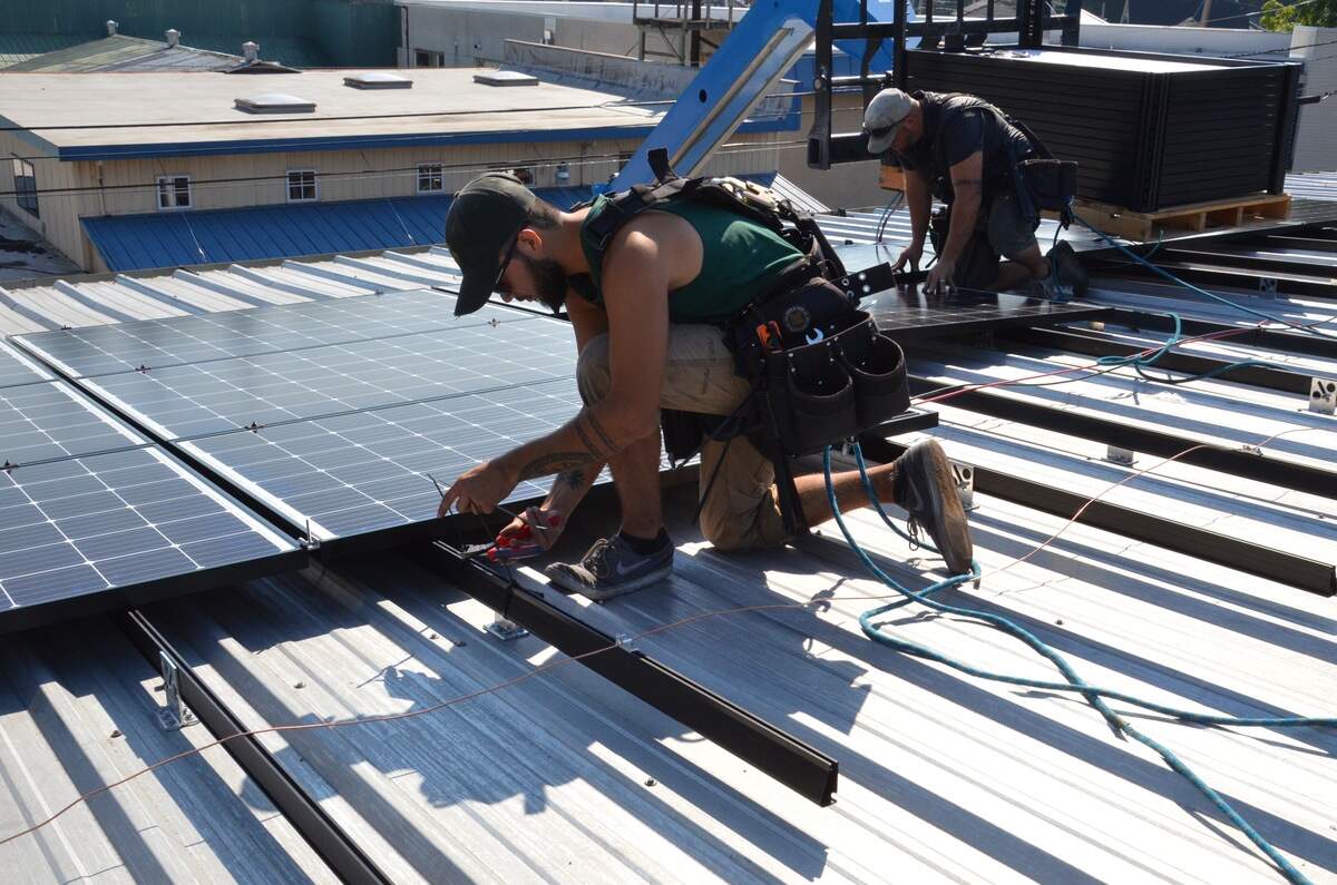 With the solar panels installed in 2019, along with a recent grant from PSE, the RE Store will have more than half its electricity usage powered by solar.