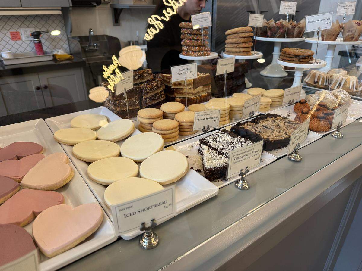 Cookies, wedges and macaroons at Pure Bliss Desserts.