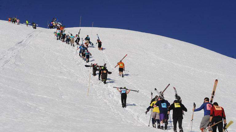 2009 Ski to Sea Race: Downhill ski leg