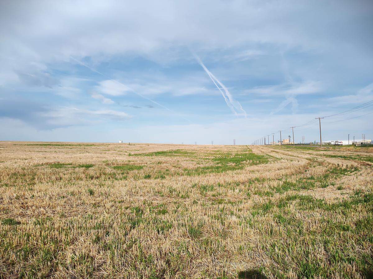 The site of a future Janicki Industries manufacturing campus in Great Falls, Mont.