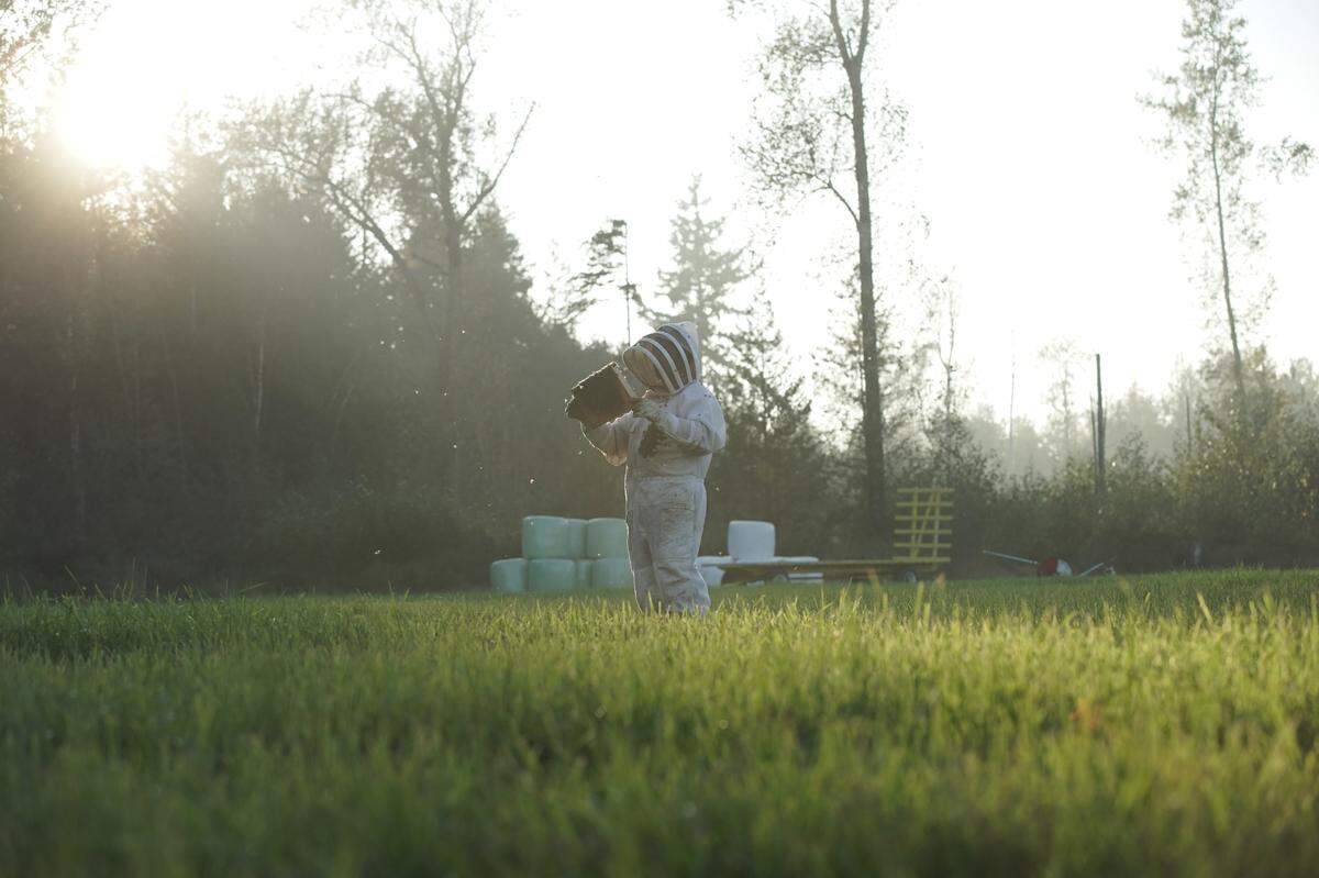 Ted McFall, a third-generation beekeeper who lives in Custer, is featured in the new documentary, “Attack of the Murder Hornets,” which launched Feb. 20 on discovery+, a subscriber-based streaming service.