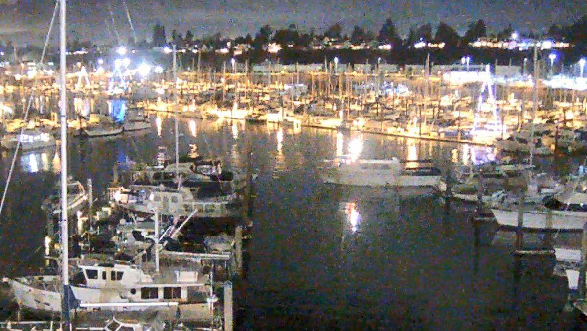 Port of Bellingham video shows a stolen a whale-watching boat cross the channel in Squalicum Harbor in Bellingham on Dec. 23. A woman was arrested for operating a vessel under the influence and theft of a motor vehicle.
