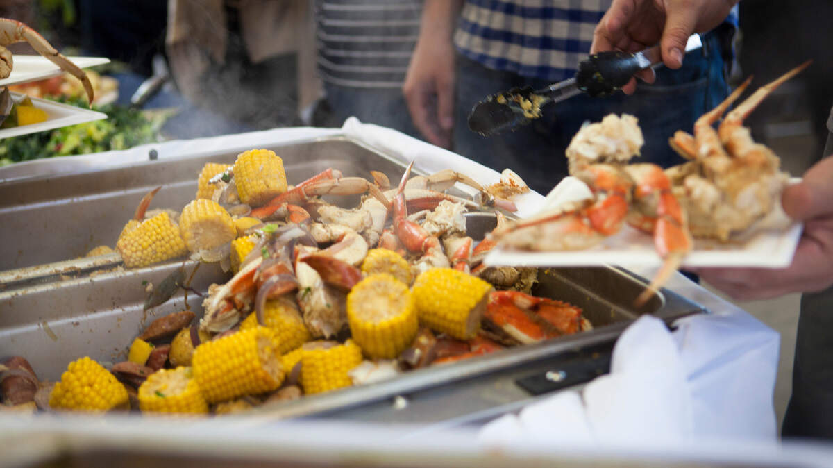 The SeaFeed at the Harbor Crab Feed takes place noon to 8 p.m. Friday and 11 a.m. to 7 p.m. Saturday, Sept. 21-22, in the Squalicum Boathouse Parking Lot under the big-top SeaFeast ’18 Dining Pavilion, with half-crab and full-crab options plus other separate seafood selections.