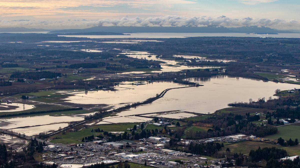 The Nooksack River flooded northern parts of Whatcom County during a Nov. 15, 2021, storm.