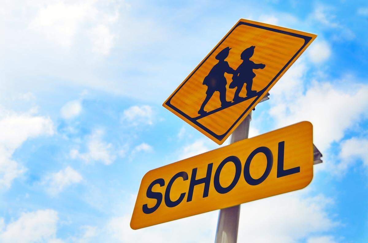 Children crossing sign.