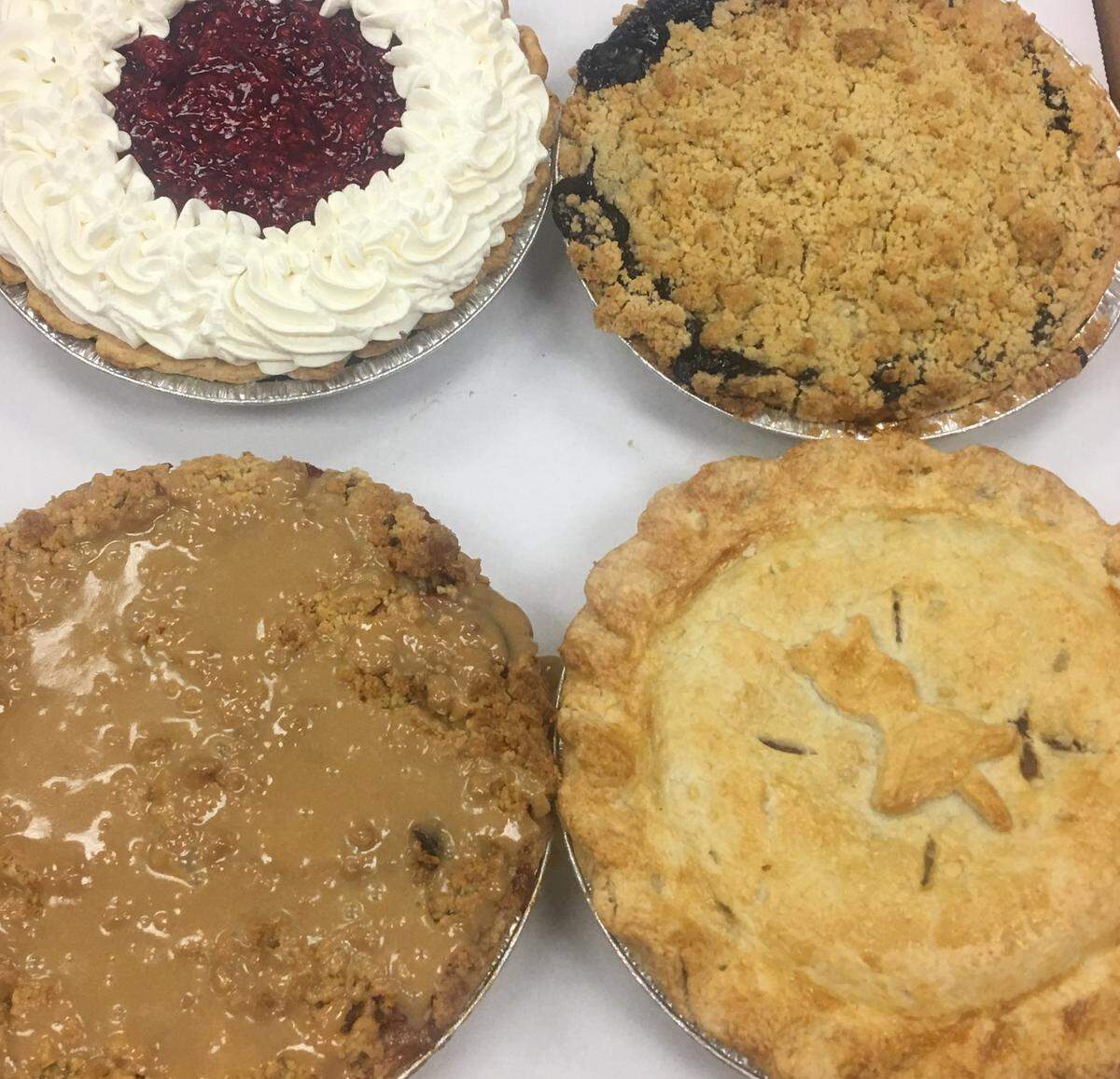 A variety of pies from Barb’s Pies and Pastries in Ferndale.