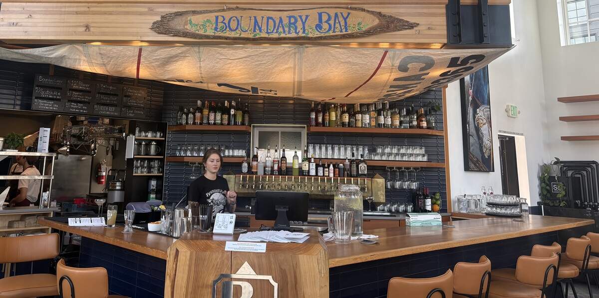 The bar at Boundary Bay’s new location “Boundary on State.” The restaurant and bar had its grand opening on June 10.