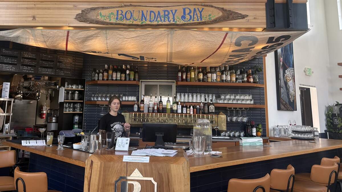 The bar at Boundary Bay’s new location, Boundary on State. The restaurant and bar held its grand opening June 10.