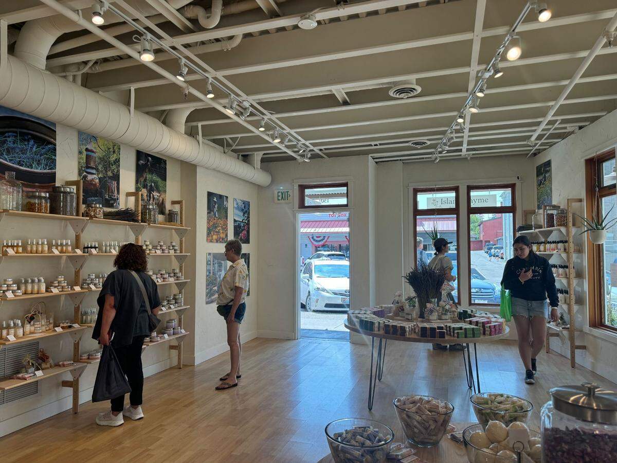 Island Thyme Botanicals at 150 First Street S. in Friday Harbor, Wash. on August 2, 2024.