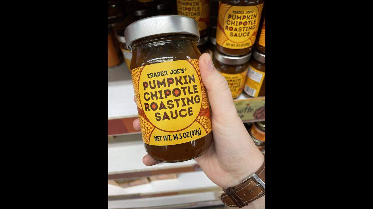 Pumpkin Chipolte Roasting Sauce at Trader Joe’s on Wednesday, Sept. 28, at 2410 James St., Bellingham.