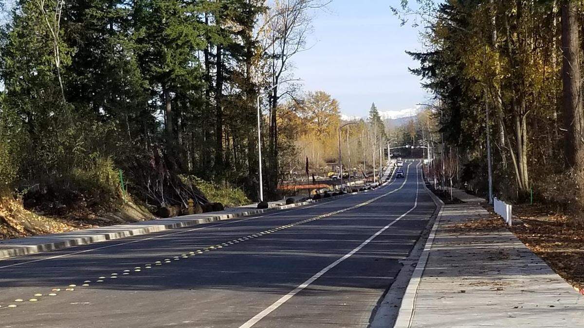 Mahogany Avenue, which is just north of the Bellingham Costco, opened on Tuesday. It connects Northwest Avenue with Pacific Highway and is expected to ease some traffic congestion on West Bakerview Road.