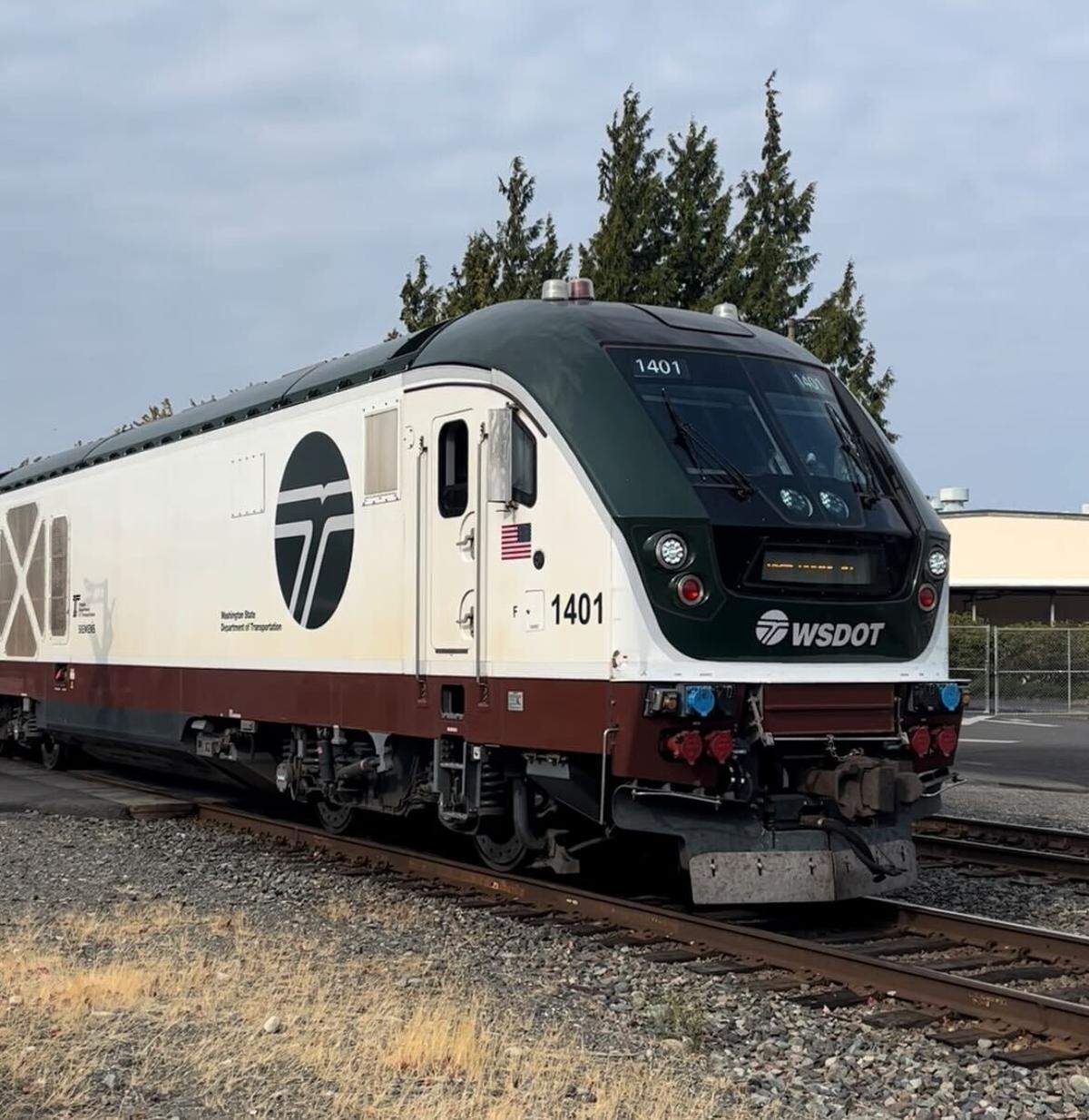 An Amtrak train rolls through Bellingham in 2022 on a test run for the Cascades train, which returned in September. This week, Amtrak announced it will add a second round-trip to Vancouver, B.C., beginning March 7, restoring full service on the Cascades line to pre-pandemic levels.