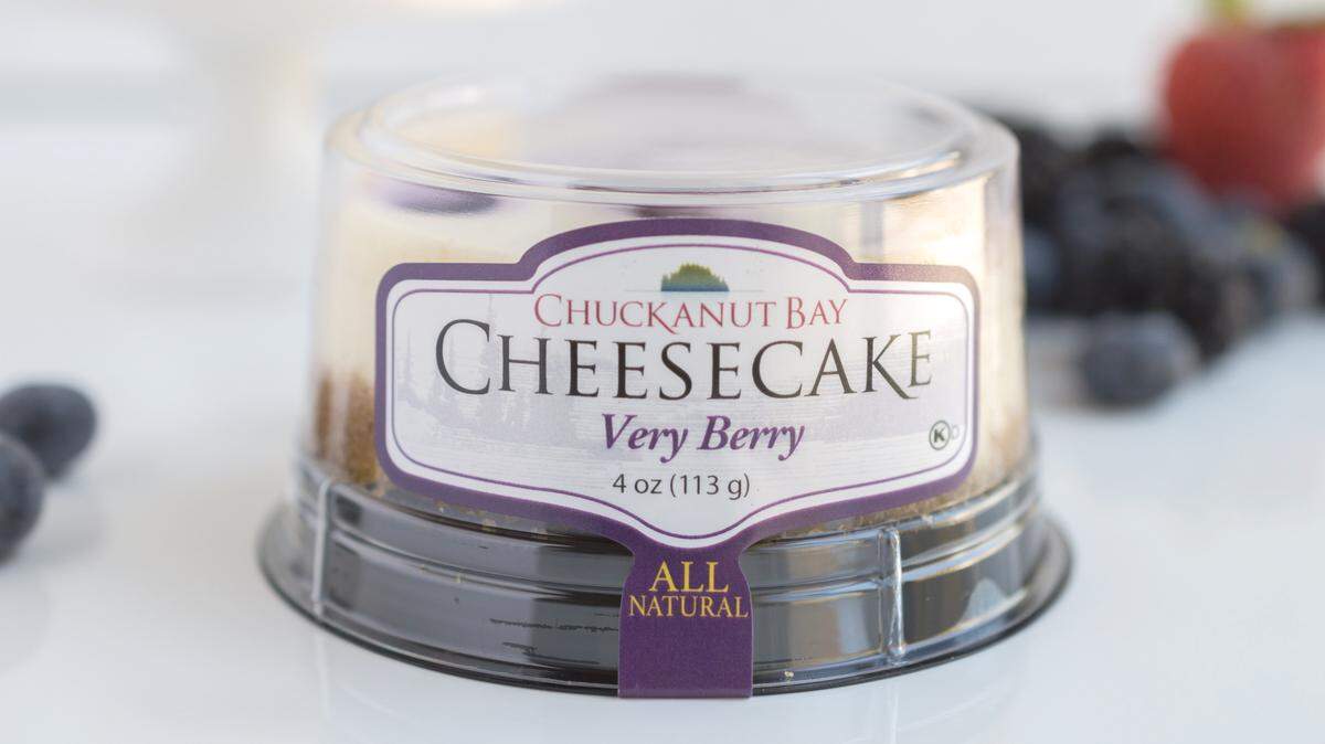 One of the more popular Chuckanut Bay Foods products is the single-serve cheesecake. The company was recently sold to an investment group.