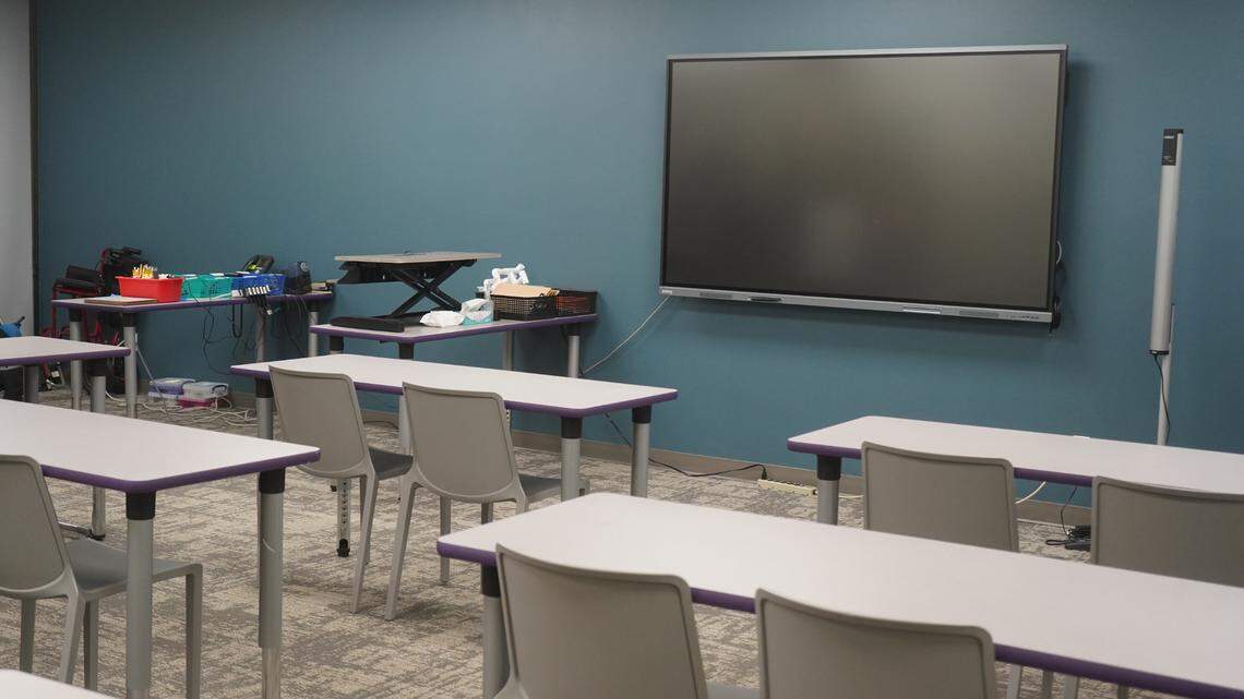 A large classroom-style room at WECU’s Birchwood Branch location will now be available for use for students in Bellingham Public Schools’ Community Transition Program. The program is designed to help special needs students transition from high school to the workforce or higher education.