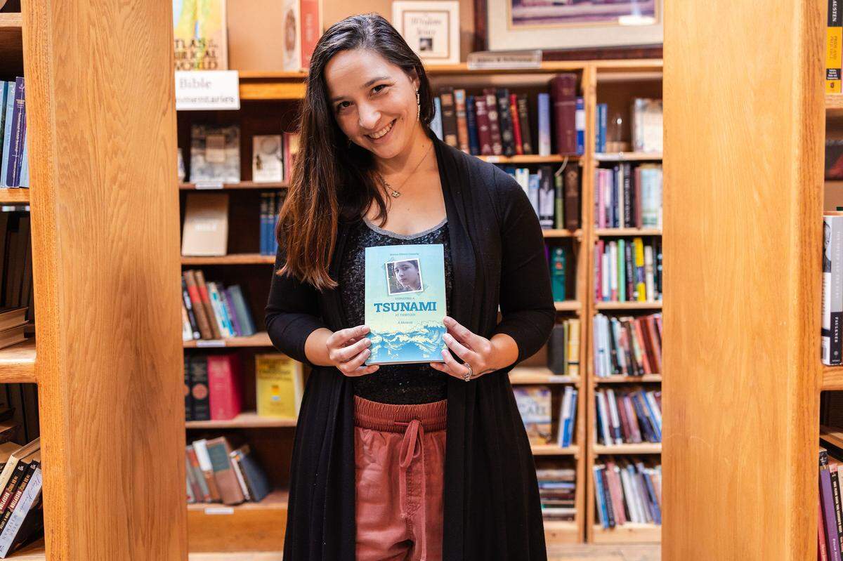 Monica Connelly survived the Indian Ocean Tsunami at age 13 in 2004. 19 years later, in 2023, she published a memoir about her experience.