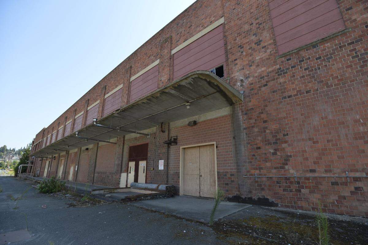 Georgia Pacific’s Boardmill building on the waterfront in Bellingham was no longer in use in 2015.