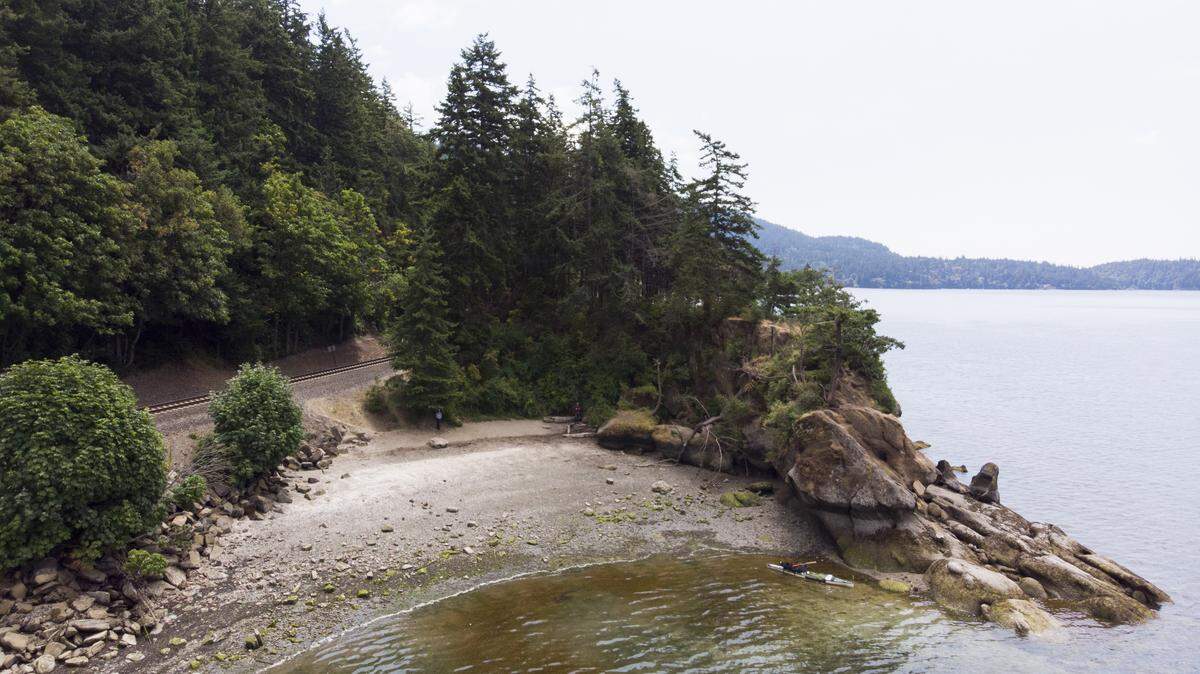 Teddy Bear Cove south of Bellingham is a nice place to do a little bit of sun-lazing or tide-pool gazing during low tide. But be prepared that the hike home may be a bit of a grind.